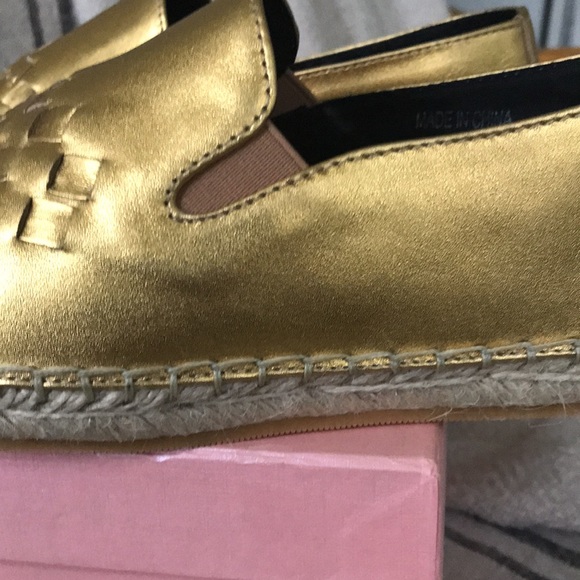 Vivo Rosa leather espadrilles NWOT Made in Italy US7.5 - Picture 4 of 12